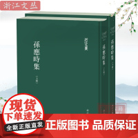 浙江文丛:孙应时集(精装繁体竖排全两册)宋代学者孙应时著作的结集 中国古典随笔散文集 历史名人学术研究资料艺术理论图书籍