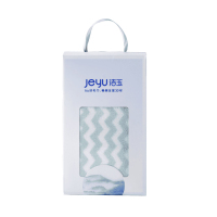 洁玉 欧洛毛巾单条巾礼盒 J0030-A 蓝色