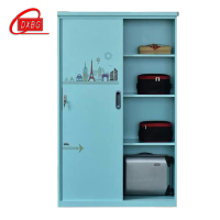 DXBG钢制衣柜家用储物柜带锁收纳柜防水防晒阳台柜室外置物柜被褥柜厂家直销