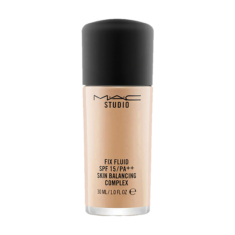 mac魅可粉底液 魅可定制无瑕粉底液 nc12#黄一白 遮瑕持久保湿混油皮