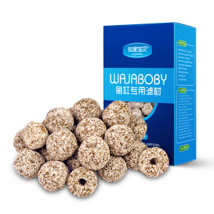 培菌滤材 鱼缸中空培菌球石英球过滤材料细菌屋龙鱼缸鱼专用滤材 默认颜色 默认尺寸