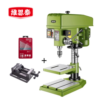 维思泰 台钻调速台式钻铣床钻攻一体机 380V/1500W/ZS4132钻攻两用+平口钳 台