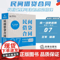 2024新书 民间借贷合同纠纷处理司法观点总梳理 王军 编著 法律出版社 zk