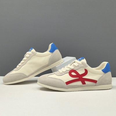 真皮板鞋男款潮流百搭鞋子欧洲站男鞋男士平板鞋春夏透气休闲鞋男