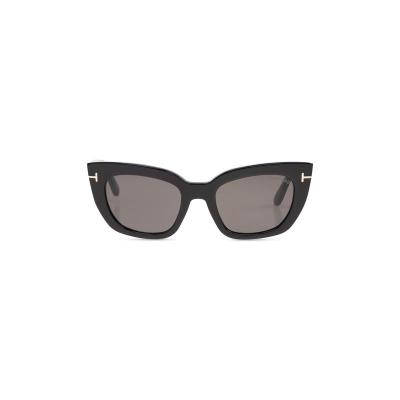 汤姆福特(Tom Ford)传奇设计师TomFord太阳镜女款醋酸酯UV防护复 黑色