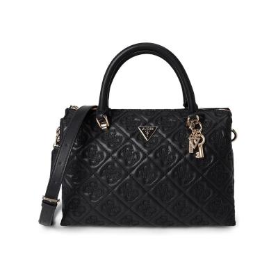 GUESS女式多隔层托特包通勤休闲大容量购物手提包