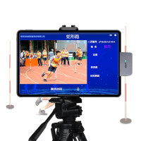 LJYZN-C1828军体训考一体化设备AI动作考评系统30*2蛇形跑激光计时器智能30米*2蛇形跑测试仪电子计时器