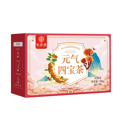 谯韵堂 元气四宝茶100g/盒装
