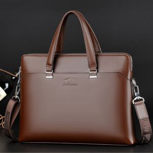 Ceba 男士新款时尚手提包斜挎单肩大容量电脑包公文包商务通勤跨境