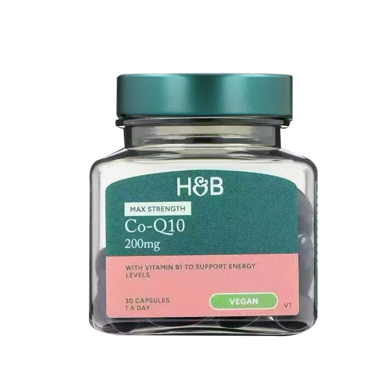 荷柏瑞Holland & Barrett辅酶Q10胶囊200mg30粒原装进口高含补充中老年上班族保护