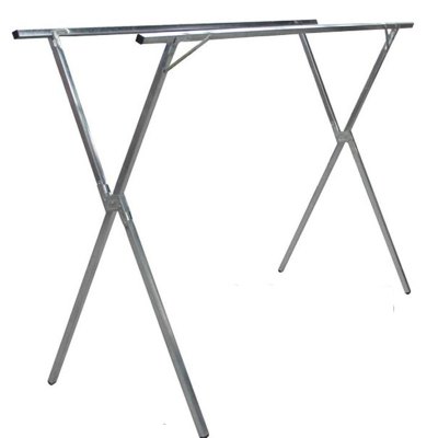 折叠晾衣架子阳台室内落地伸缩单杆卧室双杆简易室外晒被凉衣服挂生活日用洗晒用品晾晒架