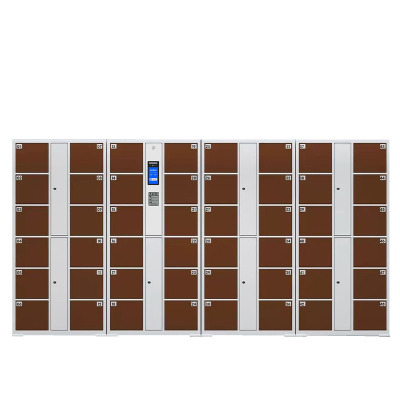 晋舰电子存包柜商场超市智能物品寄存柜员工衣物储存柜 48门人脸识别