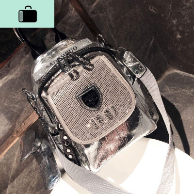 超火的ins潮牌双肩包女2020新款时尚百搭个性烫钻网红三用小背包new