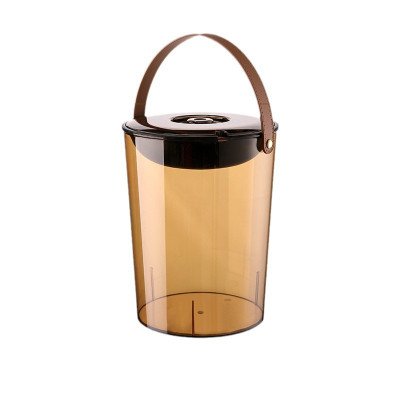 匹牧 PM-LJT-0244 塑料茶水分离垃圾桶 大号12L 透橙 单位:件