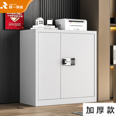 精一博诚保密柜钢制文件柜密码柜档案柜铁皮柜资料柜加厚款单节国保密码锁