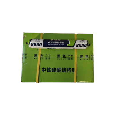 超源 黑色结构胶 中性硅硐结构胶 粘接力强、粘合装配、耐候密封、高弹性、20支/箱