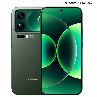 小米 17 Pro Max 16GB+512GB 森野绿 第五代骁龙8至尊版 7500mAh大电池 100W快充 IP68防水 5G手机