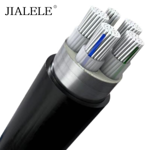 JIALELE 低压4+1 YJLV22-4*50+1*25平方 额定电压0.6/1KV 米