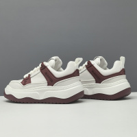 男生真皮厚底板鞋男款潮鞋真皮百搭欧洲站男鞋男士高端透气休闲鞋