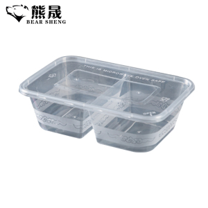 熊晟 一次性餐盒 750ml 300个/箱