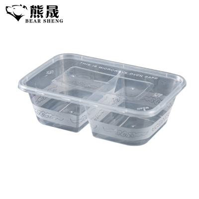 熊晟 一次性餐盒 750ml 300个/箱
