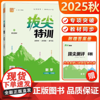 2025秋通成学典拔尖特训同步教材数学八年级上册苏科版专项训练8年级上SK数学同步提优刷题高分提优题库中学生教