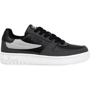 斐乐(FILA)FILA男士FXVENTUNO轻便休闲运动板鞋潮流百搭经典款 Black_Grey_Violet 40