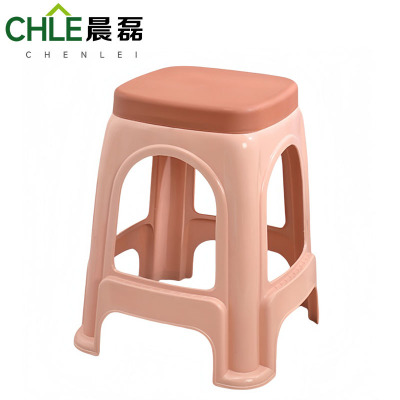 晨磊 塑料凳子 粉色 个