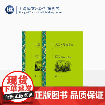 大卫考坡菲/上下 狄更斯著 张谷若译 译文名著精选 世界名著 外国文学小说书籍 外国名著经典读物 上海译文出版社 正版