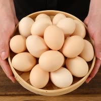 [西沛生鲜]新鲜谷物蛋 10枚装 农家散养新鲜正宗草鸡蛋笨柴鸡蛋孕妇月子蛋整箱