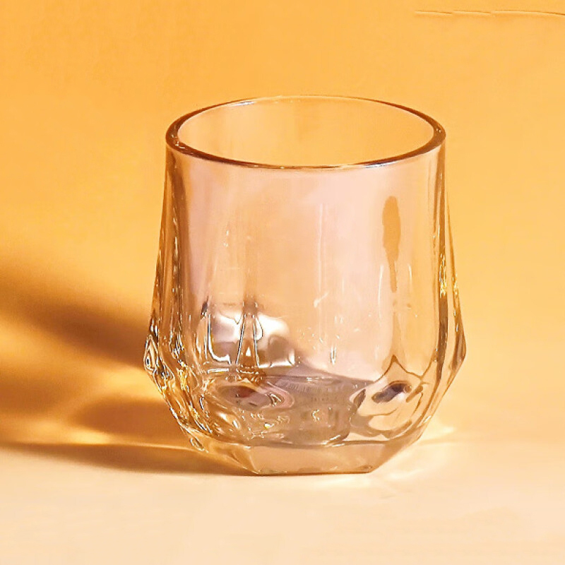 千里谷KLG-SKB03琥珀六角玻璃杯(计价单位:个)琥珀色