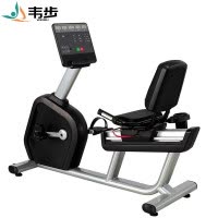 韦步WB-5015商用卧式磁控健身车家用健身房室内运动背靠式健身车