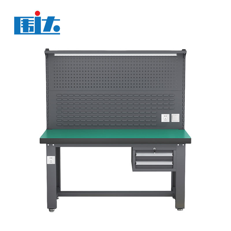 围达 重型钳工实训台 210*180cm吊二抽 张