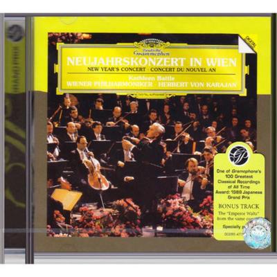 1987维也纳新年音乐会卡拉扬karajan进口CD碟古典音乐4776336