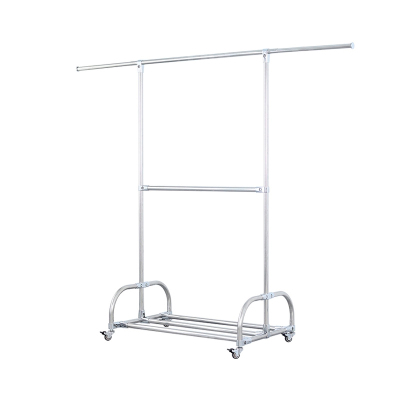 翌嘉YJ-E1-202 202不锈钢晾衣架移动伸缩有鞋架晒衣架 不可升降高度款 800*520*1450
