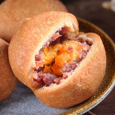 云南特产中秋伴手礼宣威传统月饼滇式蛋云火腿饼零食蛋黄火腿20枚