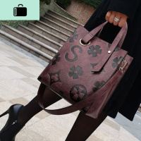 女士包包复古印花女包2020新款手提包女气质单肩大包女时尚大容量NEW LAKE女士单肩包