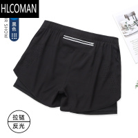 HLCOMAN专业跑步短裤男假轻薄速干透气反光运动裤健身田径训练马拉松