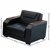 依韵珂办公沙发单人位张