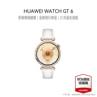 HUAWEI WATCH GT 6 浮光白 41mm智能手表 多维情绪健康 全新骑行体验 21天超长续航华为GT6手表GT5升级