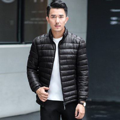 NEWLAKE2020新款棉衣男短款轻薄款羽绒棉服冬季潮流中年棉袄男装冬天外套棉衣