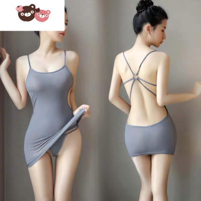 绿彩虹光情趣内衣激情套餐开档免脱极度诱惑床上女性感火辣睡衣