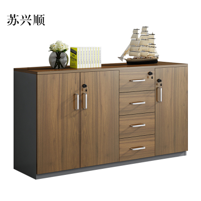 苏兴顺办公室矮柜储物柜文件柜3门4抽屉