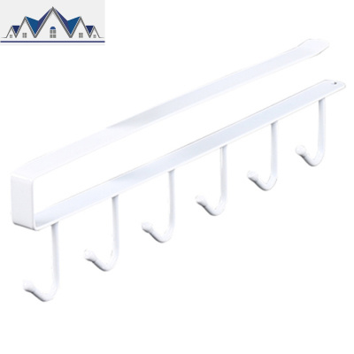 免打孔厨房锅铲汤勺置物架收纳挂钩橱柜悬挂壁挂架挂杯架衣橱挂架 三维工匠