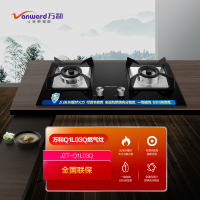万和(Vanward) 天然气燃气灶 JZT-Q1L03Q 5.0kW大火力双眼灶 钢化玻璃台嵌两用一级能效 嵌入式台式