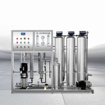 希力大型水处理设备商用净水器反渗透净水设备地下水井水自来水过滤器 XL-RO-500-PLC5