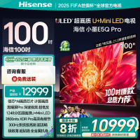 海信电视小墨E5Q Pro 100吋 超画质U+Mini LED 黑曜屏Pro 信芯芯片 300Hz