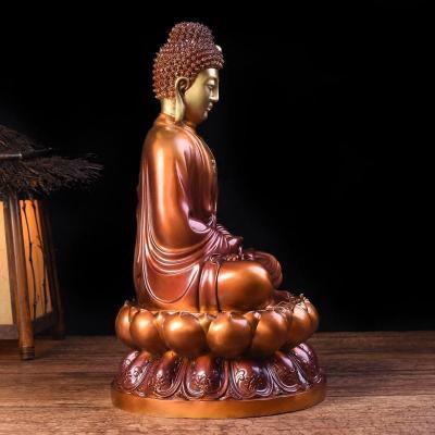 美帮汇释迦摩尼佛像 铜释迦牟尼如来佛汉传摆件供奉家居彩