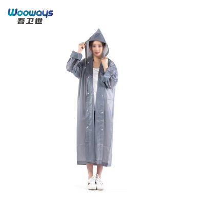 吾卫世 雨衣 EVA雨衣灰色 件