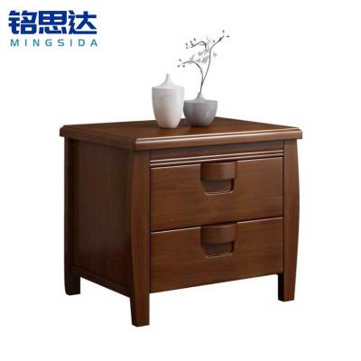 铭思达胡桃色床头柜50*42*50cm个